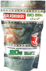 BILLES KALASHNIKOV 0.20 G BIO PAR 3200 PCS