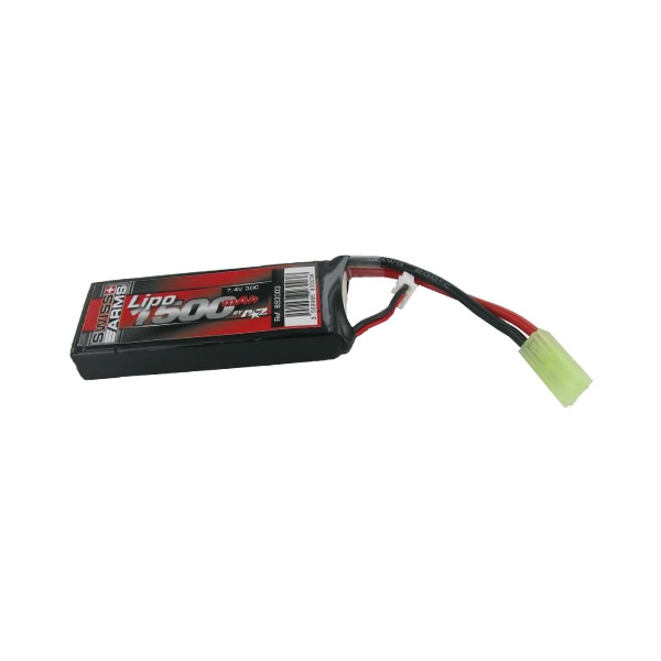 BATTERIE SWISS ARMS LIPO 7.4V 1500 MAH