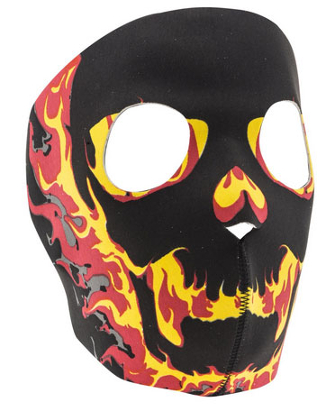 MASQUE NEOPRENE INTEGRAL TYPE FIRE SKULL