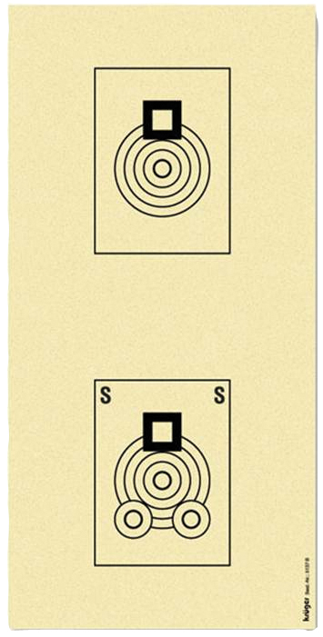 CIBLES EUROPARM BENCHREST 22LR POUR TIR A 100M (PAR 100)