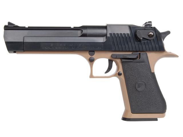 PISTOLET DESERT EAGLE 50AE TAN NOIR SPRING