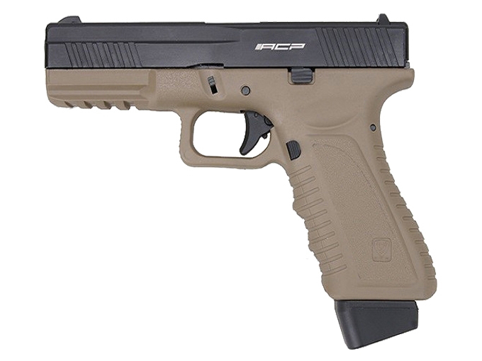 PISTOLET APS S17 V2 ACP CO2 BLOWBACK TAN