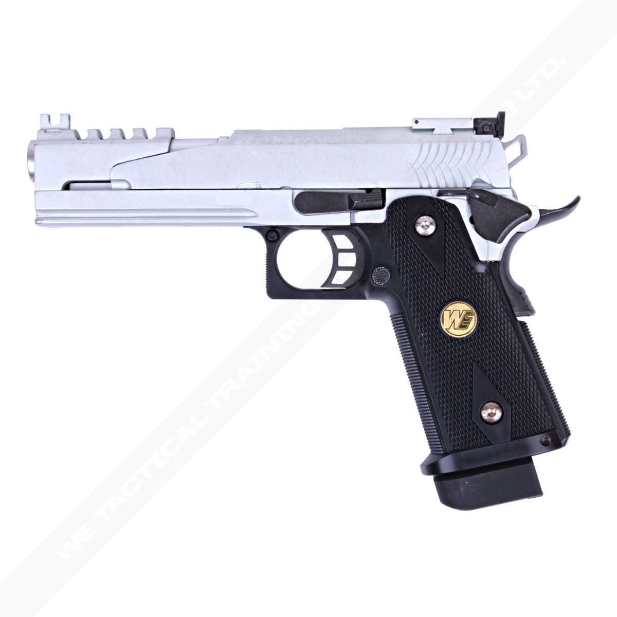 PISTOLET WE HI CAPA 5.1 SILVER DRAGON B-VERSION GBB