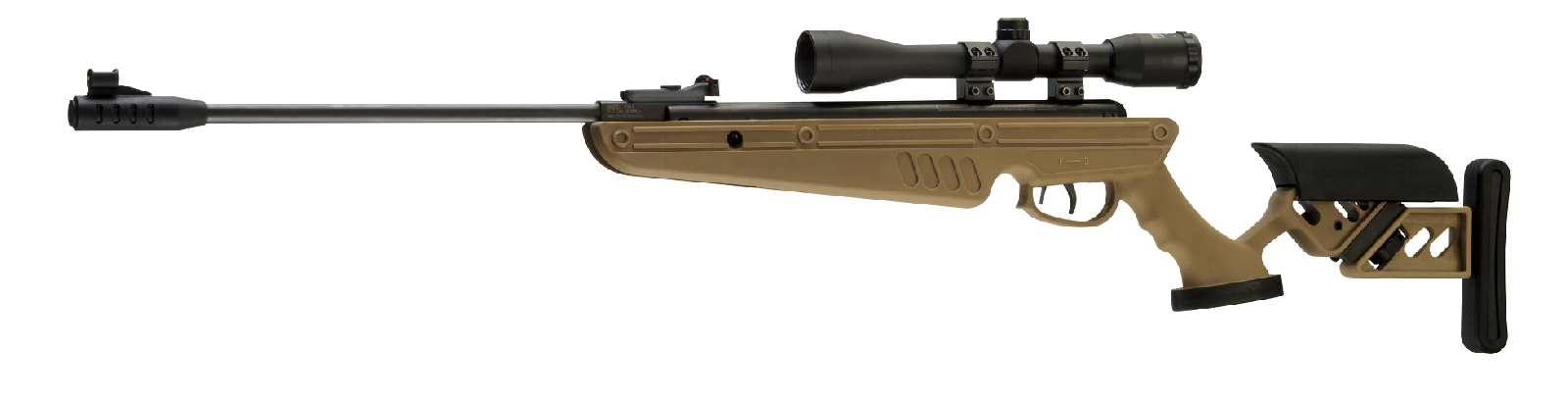 CARABINE SWISS ARMS TG1 TAN 4.5MM + LUNETTE 4X40