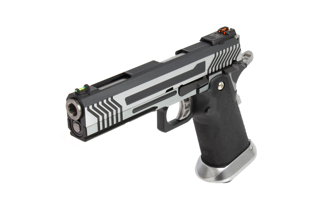 PISTOLET GBB AW CUSTOM HX1101 FULL SILVER