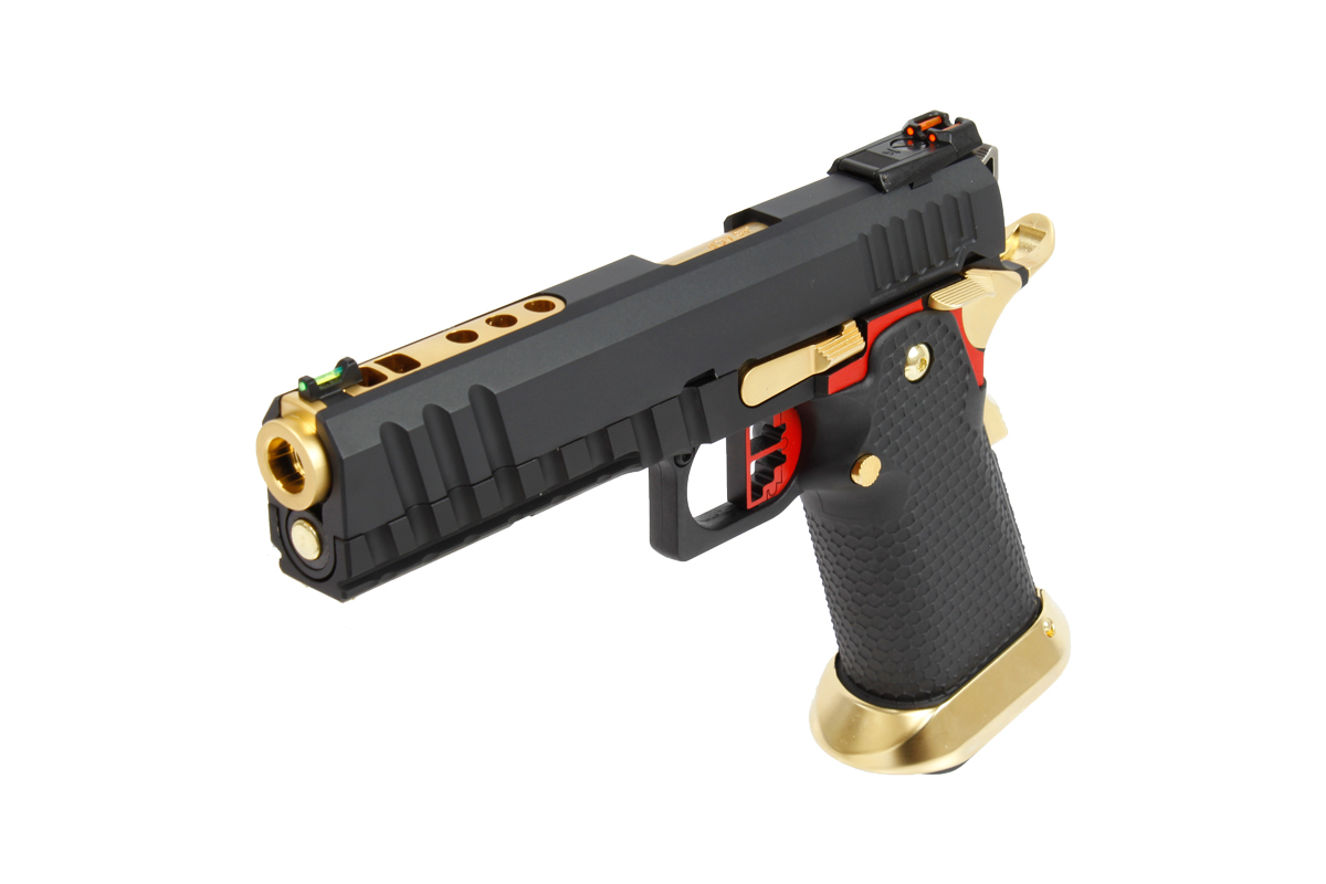 PISTOLET GBB AW CUSTOM HX2002 FULL BLACK GOLD