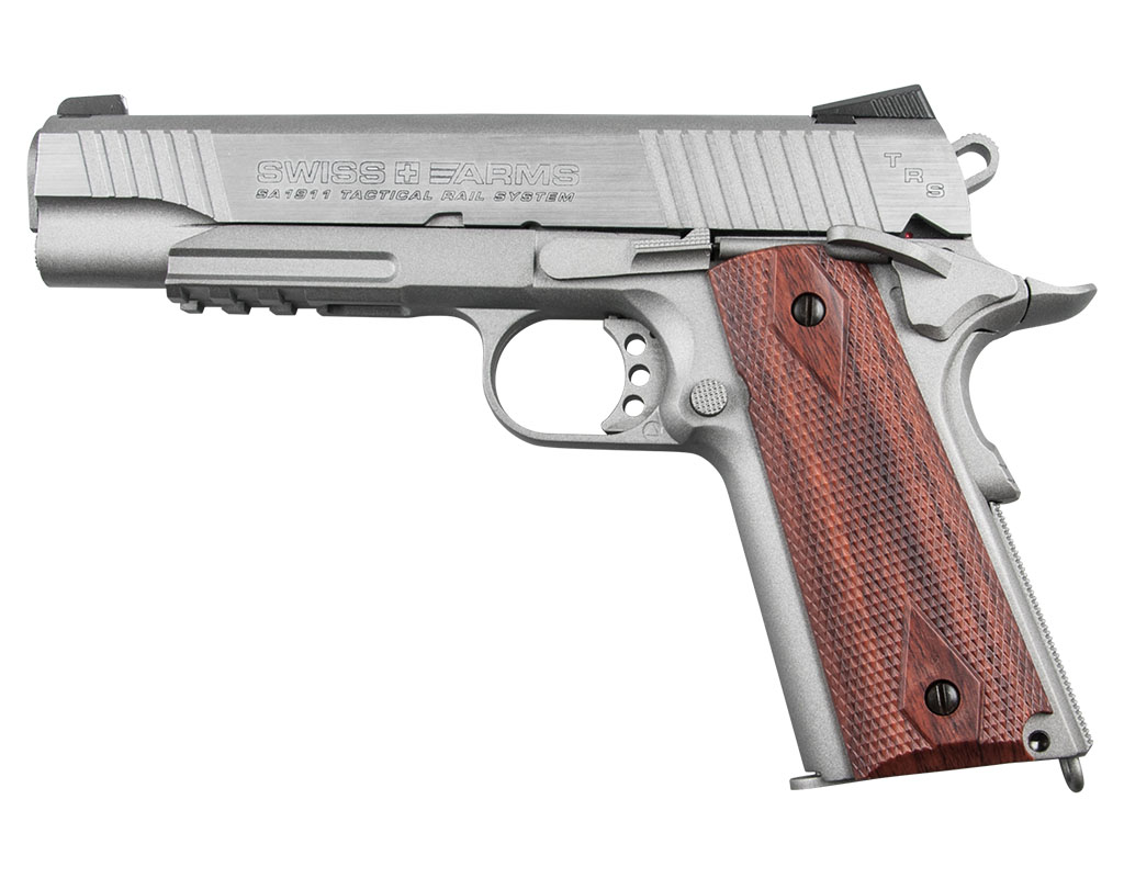 PISTOLET SWISS ARMS 1911 TACTICAL RAIL CAL 4.5