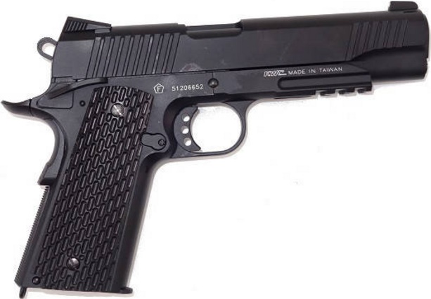 PISTOLET KWC 1911 RAIL BLOWBACK CO2