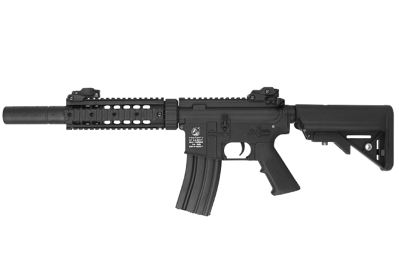 AEG COLT M4 SILENT OPS FULL METAL BLACK 1,2J