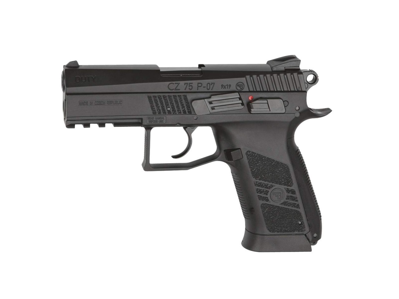 PISTOLET ASG CZ P07 DUTY GNB 4.5 BB/PLOMBS