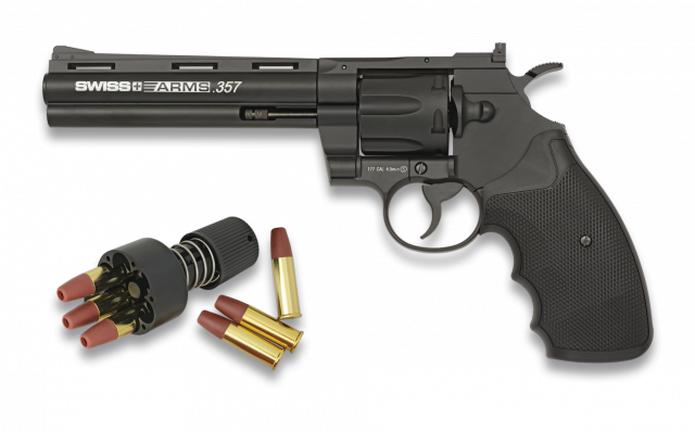 REVOLVER SWISS ARMS 357-6 4.5MM