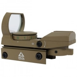 LUNETTE RED DOT DELTA TACTICS TAN 4 RETICULES