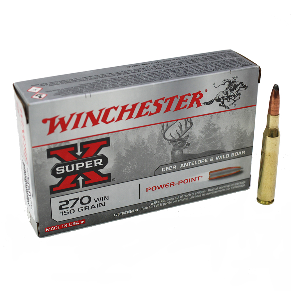 WINCHESTER 270 WSM POWER POINT 150GR X20