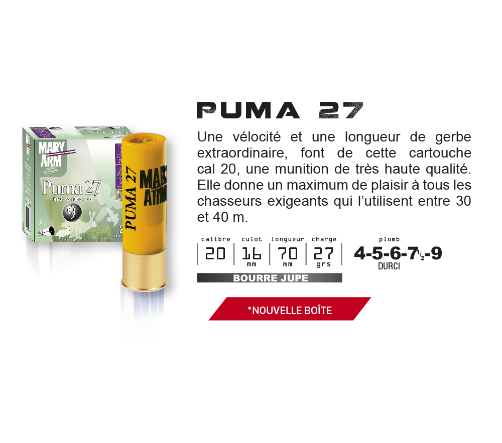 MARY PUMA  27GR BJ 20 6 X25