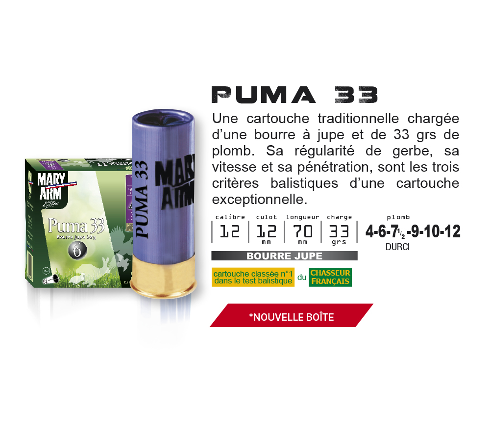 MARY PUMA 33G PB4 12 X25