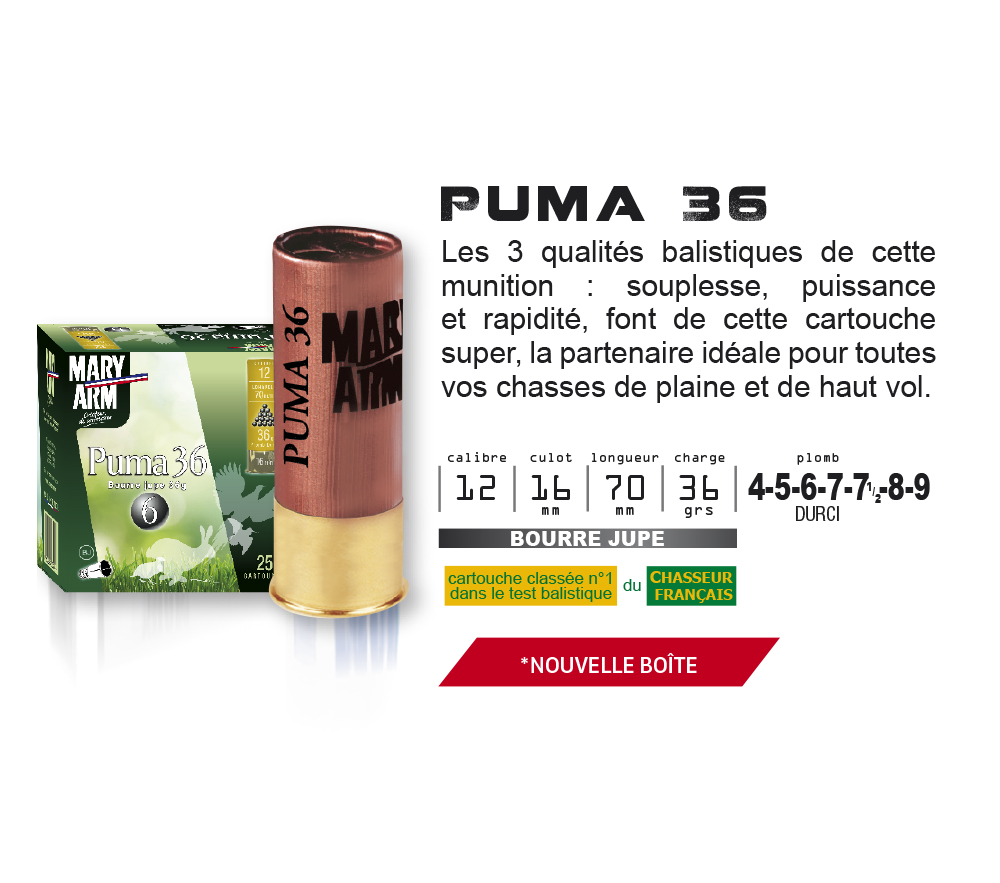 MARY PUMA 36G 12 PB4 X25