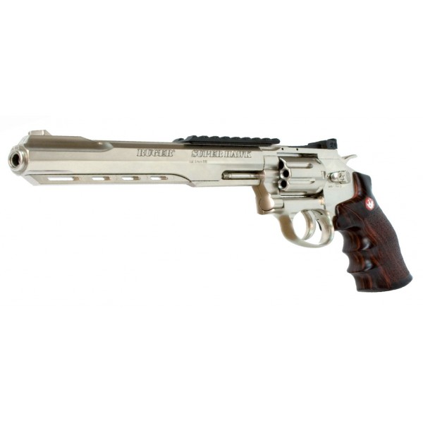 REVOLVER UMAREX RUGER 8" CO2 SILVER