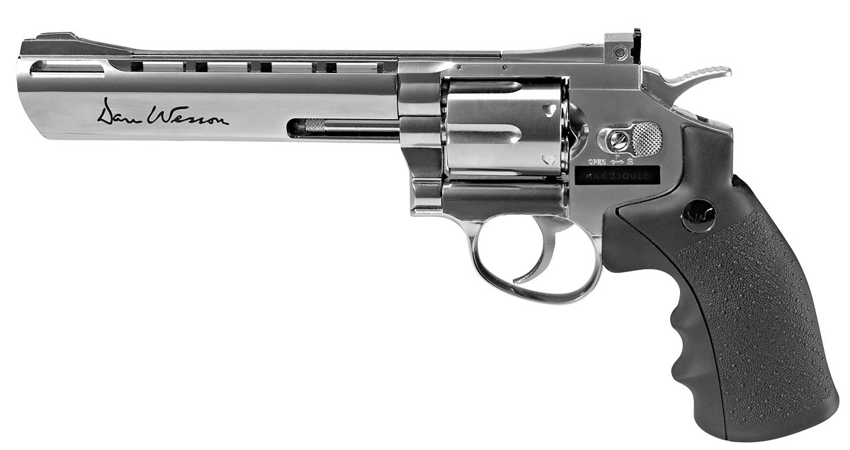 REVOLVER ASG DAN WESSON 6 CO2 SILVER