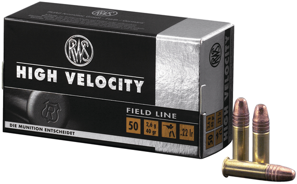 RWS 22 LR HIGH VELOCITY 40GR