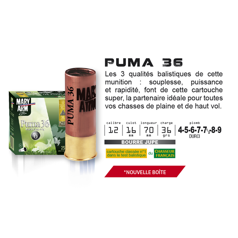 MARY PUMA 36G 12 PB6 X25