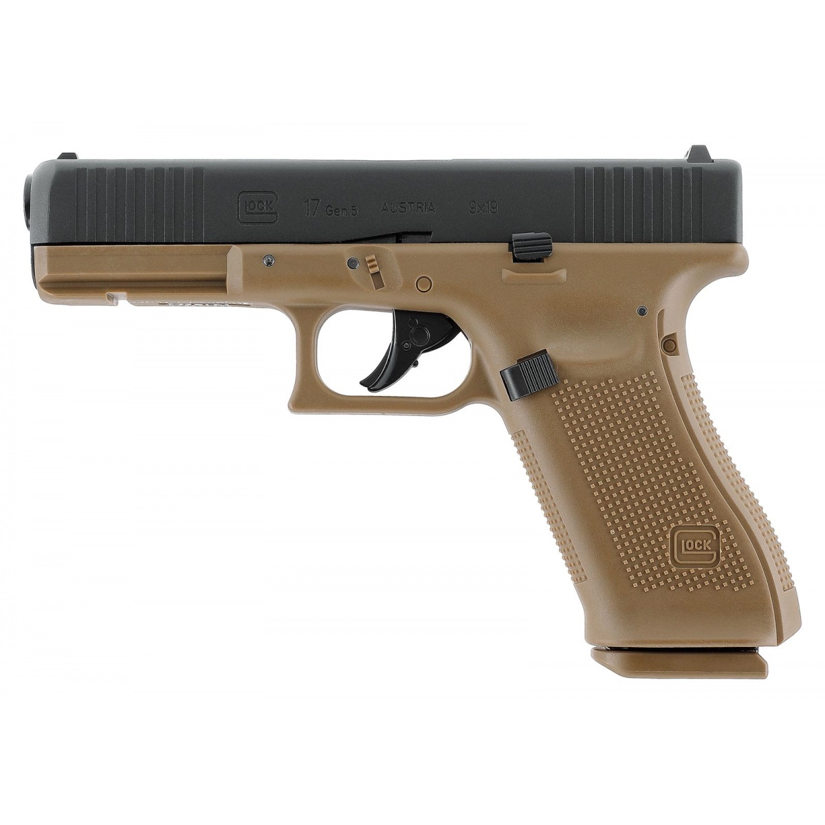 GLOCK 17 GEN5 - BLACK COYOTE Cal. BBs 6mm